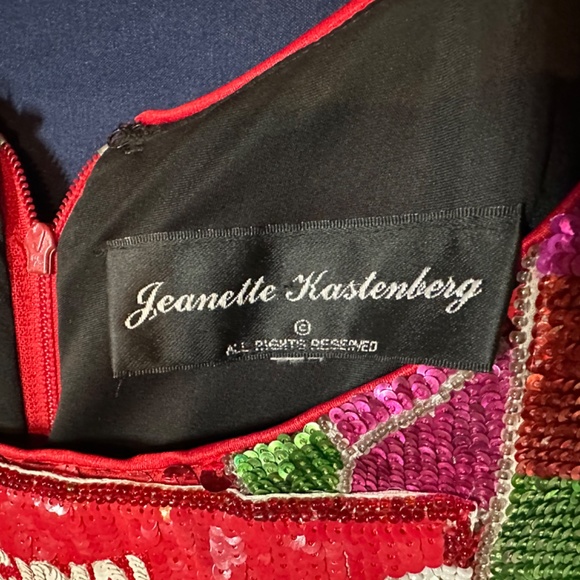 Jeanette Kastenberg Sequined Vintage Candy Dress - Picture 3 of 5